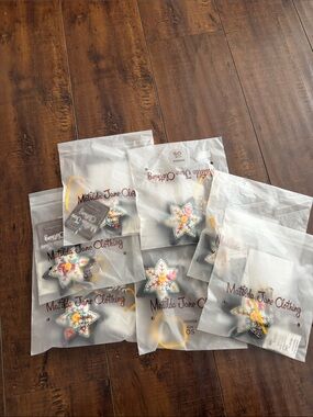Matilda Jane Snowflake Ornament Bundle with Multicolor Floral Accents